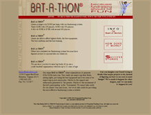 Tablet Screenshot of bat-a-thon.com
